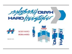 Haro Bikes “1986 Sport” Sticker Set Haro Bikes “1986 Sport” Sticker Set