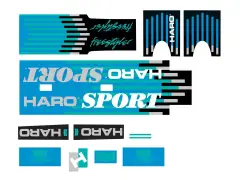Haro Bikes “1988 Sport” Sticker Set Haro Bikes “1988 Sport” Sticker Set