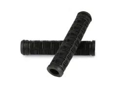Haro Bikes "Team Black Flangless" Grips - Without Flange Haro Bikes "Team Black Flangless" Grips - Without Flange
