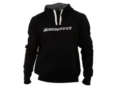 Identiti "Finger Print Logo" Hooded Pullover - Black Identiti "Finger Print Logo" Hooded Pullover - Black
