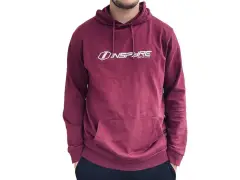 Inspyre Bicycles "Logo Sweat" Hooded Pullover - Burgundy Inspyre Bicycles "Logo Sweat" Hooded Pullover - Burgundy