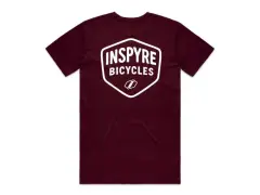 Inspyre Bicycles "Beyond The Line" T-Shirt - Burgundy Inspyre Bicycles "Beyond The Line" T-Shirt - Burgundy