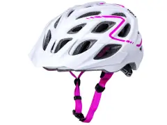 Kali Protectives "Chakra Plus" MTB Helmet - Matt White/Pink Kali Protectives "Chakra Plus" MTB Helmet - Matt White/Pink