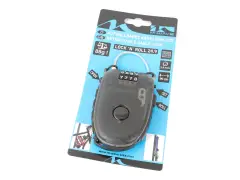 KHE Bikes "Lock N Roll 24.9" Cable Lock - 2.4 mm x 90 cm KHE Bikes "Lock N Roll 24.9" Cable Lock - 2.4 mm x 90 cm