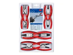 Knipex "00 20 04 V01" Circlip Pliers Set - 8 pieces Knipex "00 20 04 V01" Circlip Pliers Set - 8 pieces