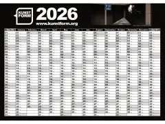 kunstform "2026" BMX Wall Calendar - 594 x 841 mm (DIN A1) kunstform "2026" BMX Wall Calendar - 594 x 841 mm (DIN A1)