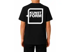 kunstform "Back Logo v2 Kids" T-Shirt - Black (Kids) kunstform "Back Logo v2 Kids" T-Shirt - Black (Kids)