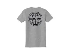 LucruBMX "Global" T-Shirt - Heather Grey (Kids) LucruBMX "Global" T-Shirt - Heather Grey (Kids)