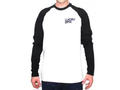 LucruBMX "Manga" Longsleeve - White/Black LucruBMX "Manga" Longsleeve - White/Black