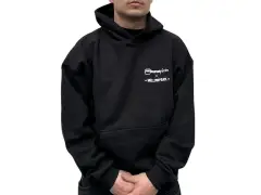 Mellowpark X kunstform "Collabo" Hooded Pullover - Black Mellowpark X kunstform "Collabo" Hooded Pullover - Black