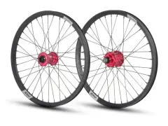 Pride Racing "Helium M24 X Matrix" Wheelset - 20 Inch (406) - 20/15mm - Splash Red/Black Pride Racing "Helium M24 X Matrix" Wheelset - 20 Inch (406) - 20/15mm - Splash Red/Black