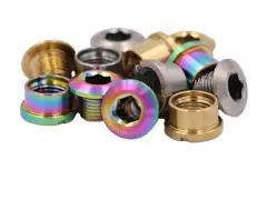 Pride Racing "Vortex Titanium Bolt Short Kit" BMX Race Kurbeln Ersatzteile - Titan, 6,5 mm Spacer Pride Racing "Vortex Titanium Bolt Short Kit" BMX Race Kurbeln Ersatzteile - Titan, 6,5 mm Spacer