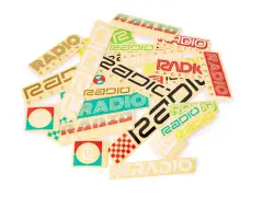 Radio Bikes "Race" Stickerset Radio Bikes "Race" Stickerset