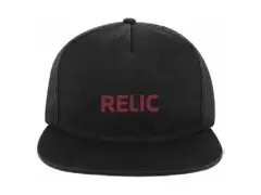 Relic BMX "Script 5 Panel" Cap - Black Relic BMX "Script 5 Panel" Cap - Black