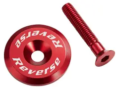 Reverse Components "Aluminum" Steuersatzkappe + Schraube Reverse Components "Aluminum" Steuersatzkappe + Schraube