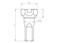Sapim "Hexa Polyax Alu" Spoke Nipple Sapim "Hexa Polyax Alu" Spoke Nipple