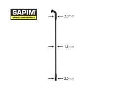Sapim "Laser Double Butted" Spoke (without nipples) Sapim "Laser Double Butted" Spoke (without nipples)