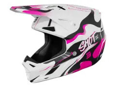 Shot Race Gear "Speed Beast" Fullface Helmet - Pink Pearly Shot Race Gear "Speed Beast" Fullface Helmet - Pink Pearly