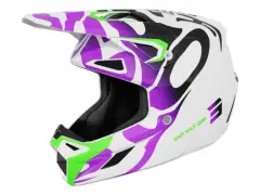 Shot Race Gear "Speed Kid" Fullface Helmet - Purple Glossy Shot Race Gear "Speed Kid" Fullface Helmet - Purple Glossy