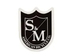 S&M Bikes "Medium Shield" Sticker S&M Bikes "Medium Shield" Sticker