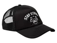 Stay Strong "Speed & Style" Trucker Cap - Black Stay Strong "Speed & Style" Trucker Cap - Black