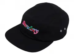 Sunday Bikes "Classy 5-Panel Camper" Kappe - Black/Multicolor Sunday Bikes "Classy 5-Panel Camper" Kappe - Black/Multicolor