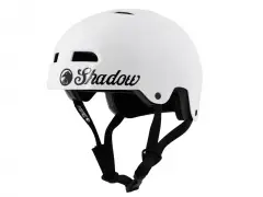 The Shadow Conspiracy "Classic" BMX Helmet - Gloss White The Shadow Conspiracy "Classic" BMX Helmet - Gloss White