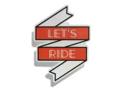 Thousand "Let's Ride" Reflective Sticker Thousand "Let's Ride" Reflective Sticker