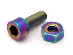 TLC Bikes "Integrated Titanium" Seat Clamp Bolt + Nut TLC Bikes "Integrated Titanium" Seat Clamp Bolt + Nut