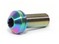 TLC Bikes "Metric Titanium 14mm Female" Hub Bolt TLC Bikes "Metric Titanium 14mm Female" Hub Bolt