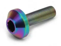 TLC Bikes "Metric Titanium 10mm (3/8") Female" Hub Bolt TLC Bikes "Metric Titanium 10mm (3/8") Female" Hub Bolt