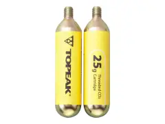 Topeak CO2 Cartridges - 25 g (2 pieces) Topeak CO2 Cartridges - 25 g (2 pieces)