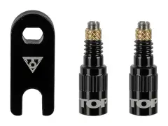 Topeak "TurboFlow" Valve Adapters (2 pieces) Topeak "TurboFlow" Valve Adapters (2 pieces)