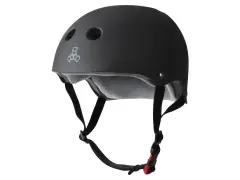 Triple 8 "Certified Sweatsaver" BMX Helmet - Black Matte Triple 8 "Certified Sweatsaver" BMX Helmet - Black Matte
