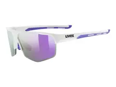 uvex "axos set" Sonnenbrille - Mirror Purple Lens / White Matt uvex "axos set" Sonnenbrille - Mirror Purple Lens / White Matt