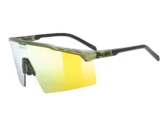 uvex "flowline" Sonnenbrille - Mirror Gold Lens / Olive Matt uvex "flowline" Sonnenbrille - Mirror Gold Lens / Olive Matt