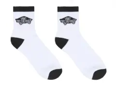 Vans "Art Half Crew" Socks - White/Black Vans "Art Half Crew" Socks - White/Black
