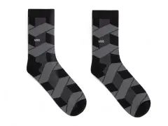 Vans "Authentic Crew" Socks - Black/Asphalt Vans "Authentic Crew" Socks - Black/Asphalt