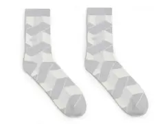 Vans "Authentic Crew" Socks - White Vans "Authentic Crew" Socks - White