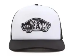 Vans "Classic Patch Curved Trucker" Kappe - White/Black Vans "Classic Patch Curved Trucker" Kappe - White/Black