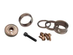 Wolf Tooth "Bling Kit" MTB Headset Spacer Set with Stem Cap Wolf Tooth "Bling Kit" MTB Headset Spacer Set with Stem Cap