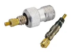 Wolf Tooth "EnCase" Presta Valve Core with Schrader Adapter Wolf Tooth "EnCase" Presta Valve Core with Schrader Adapter