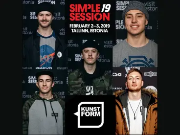 kunstform BMX Team at the Simple Session 2019 in Tallinn kunstform BMX Team at the Simple Session 2019 in Tallinn