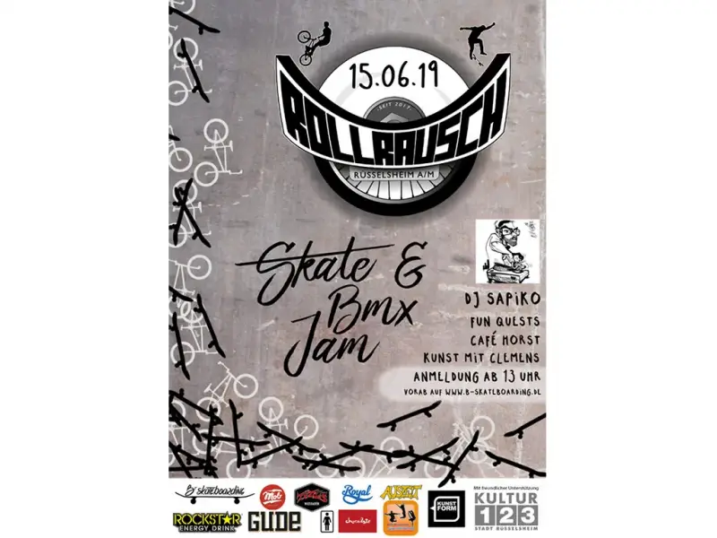 BMX & Skate Contest - Rollrausch Rüsselsheim 2019 BMX & Skate Contest - Rollrausch Rüsselsheim 2019