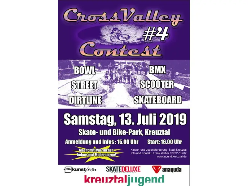 BMX Event: Skate- und BMX Contest 2019 Kreuztal BMX Event: Skate- und BMX Contest 2019 Kreuztal