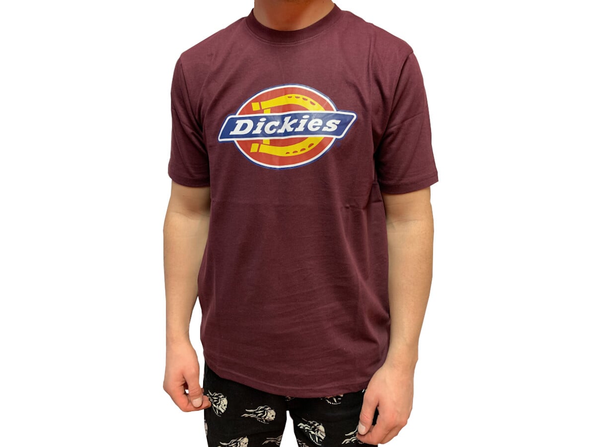 Dickies "Icon Logo Tee" T-Shirt - Maroon | kunstform BMX & Mailorder - worldwide shipping