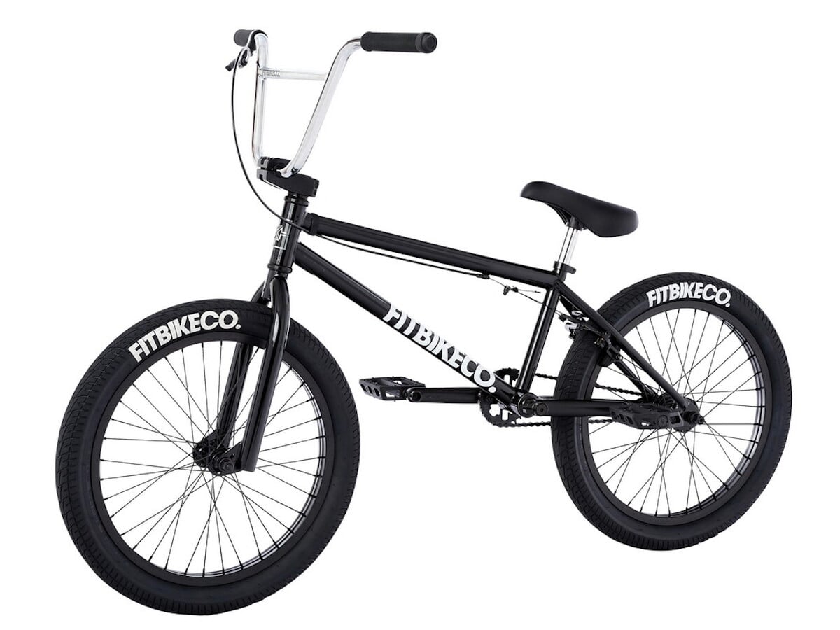 black fit bmx bike