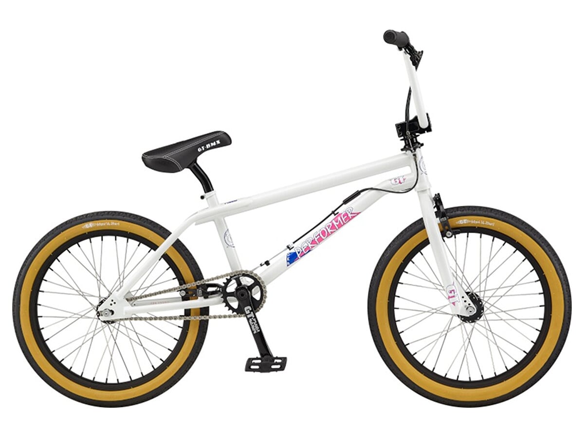 Gt Bikes Pro Performer Heritage 21 Bmx Bike Glossy White Kunstform Bmx Shop Mailorder Worldwide Shipping