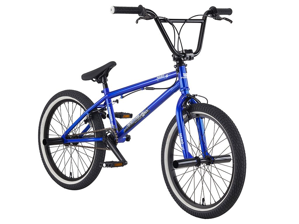 blue bmx