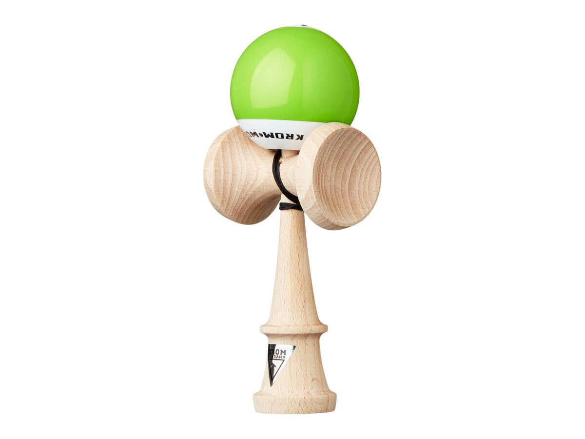 Krom Kendama Pop Lol Kendama Lime Green Kunstform Bmx Shop Mailorder Worldwide Shipping